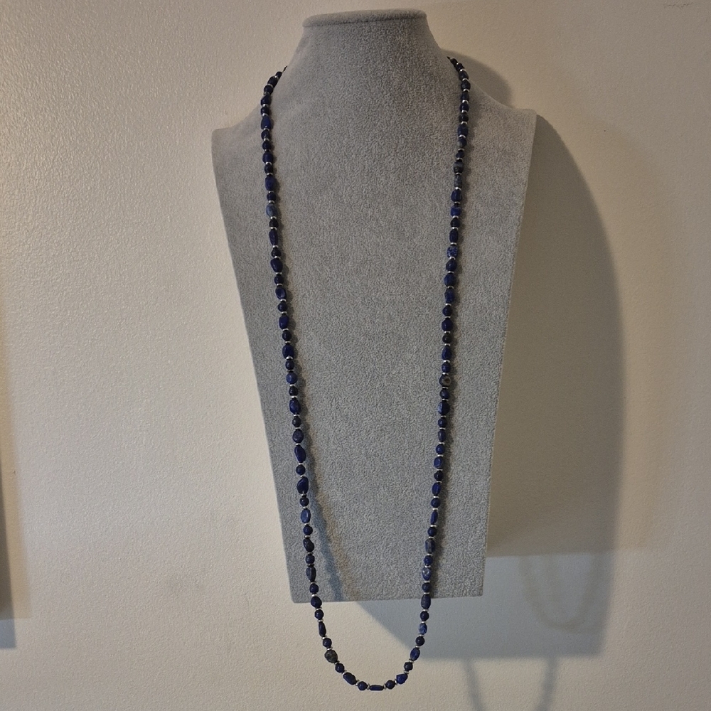 Lapis Lazuli Necklace & Matching Braclet
